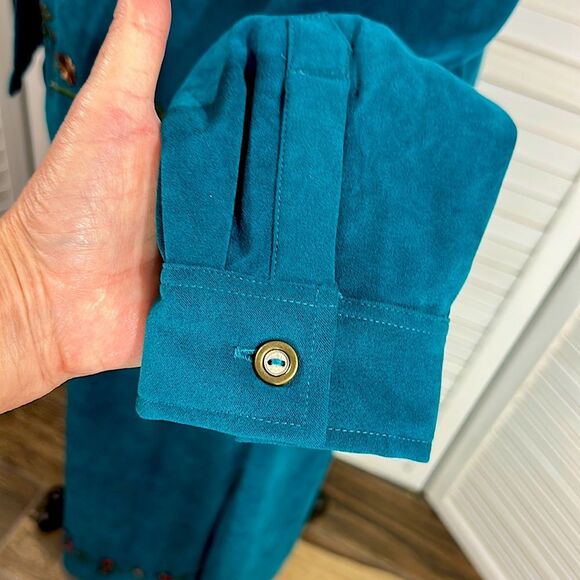 Fall Autumn Dress Set Large Jane Ashley 2 Piece Maxi Y2K - Picture 11 of 14